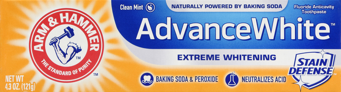 ARM & HAMMER ADVANCE WHITE TOOTHPASTE BAKING SODA & PEROXIDE 4.3OZ