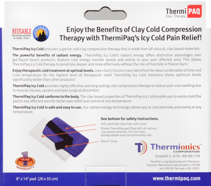 ThermiPaq Icy Cold Pain Relief Wrap 1ct