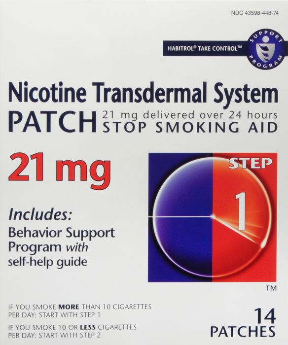 Habitrol Nicotine Transdermal System 21mg Stop Smoking Aid Patch 14ct