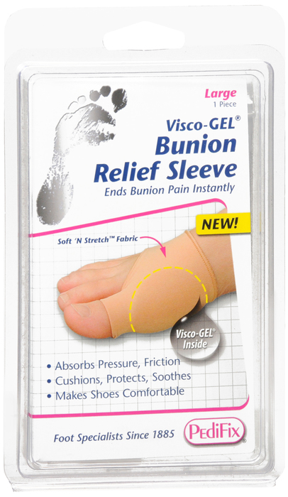 PEDIFIX BUNION RELIEF SLEEVE VISCO L DS