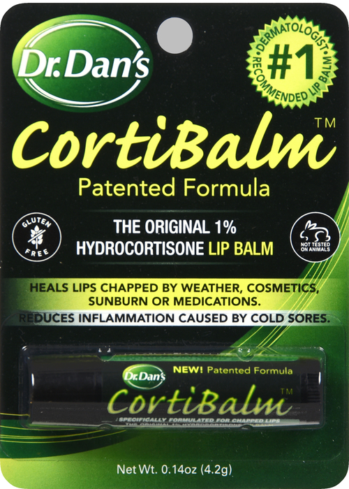 Dr. Dan's CortiBalm Lip Balm Stick 0.14oz