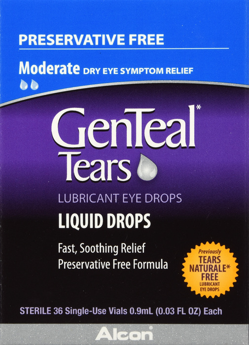 GENTEAL TEARS LUBRICANT EYE DROP PF 36CT