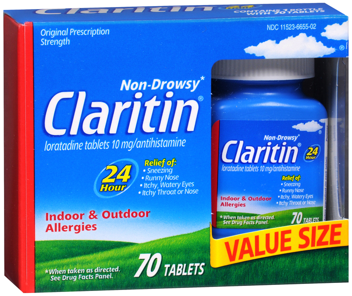 CLARITIN 10MG 24HR TABLET 70CT