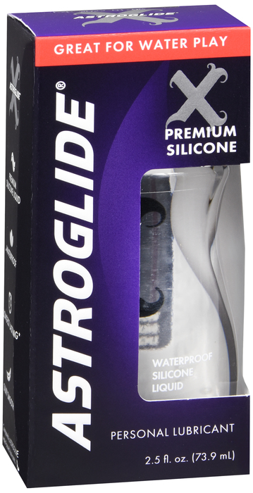 Astroglide X Premium Silicone Personal Liquid Lubricant 2.5oz