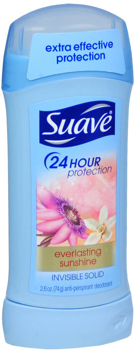 SUAVE ANTIPERSPIRANT INVISIBLE SOLID EVERLAST SUN 2.6OZ