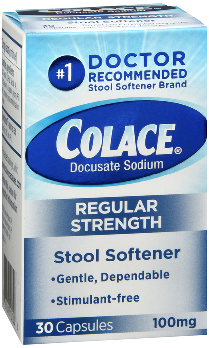 Colace Stool Softener 100mg Capsules 30ct