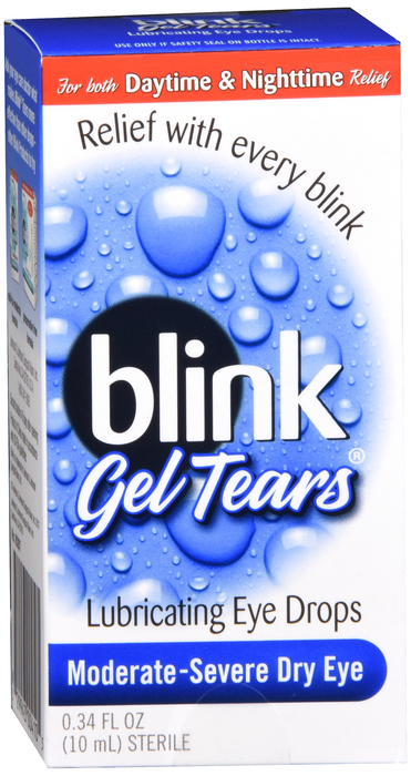 Blink Gel Tears Lubricating Eye Drops 10ml