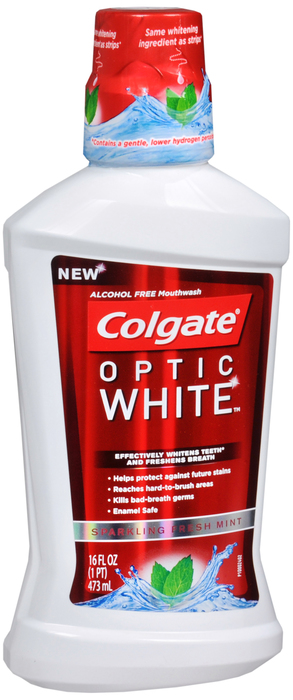 Colgate Optic White Mouthwash Mint 16oz