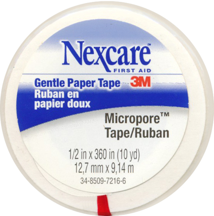 NEXCARE TAPE MICROPORE 24CTX1/2"X10YD