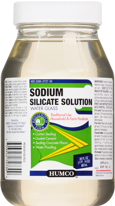 SODIUM SILICA SOLUTION 30OZ HUMCO