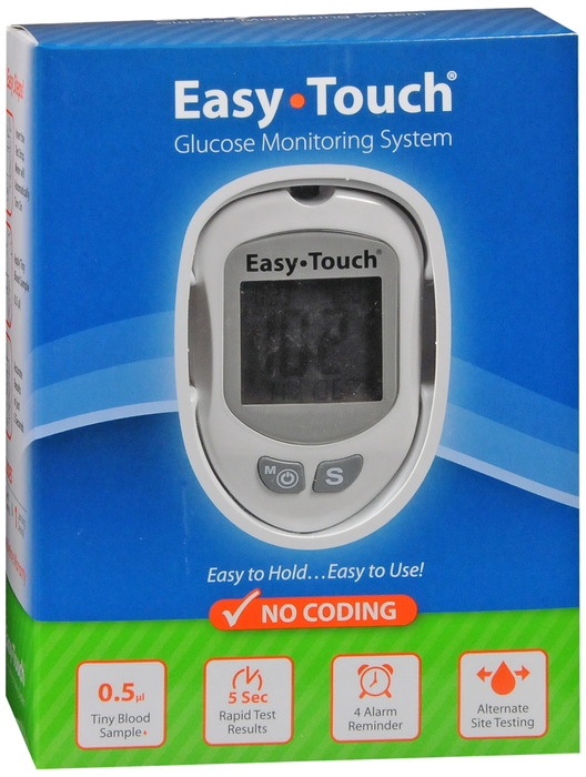 EASY TOUCH BLOOD GLUCOSE METER KIT