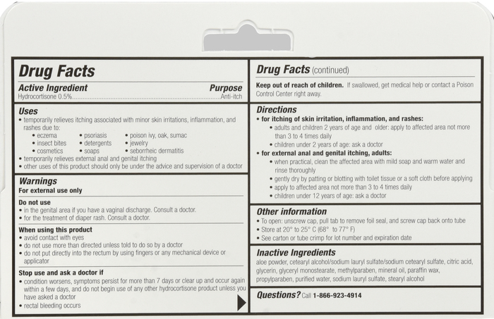 Good Neighbor Pharmacy Hydrocortisone Cream 1/2% with Aloe