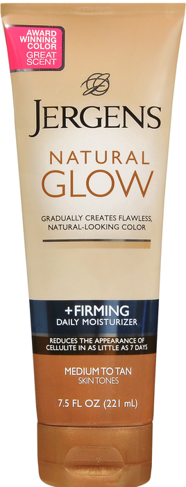 Jergens Natural Glow Firming Daily Moisturizer Medium/Tan 7.5oz