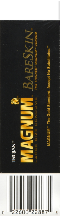 Trojan Magnum Bareskin Large Lubricated Condoms 10ct