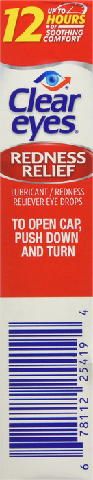 Clear Eyes Redness Relief Drops 1oz