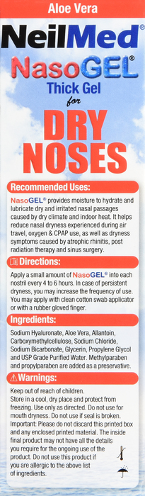 NASOGEL SALINE NOSE GEL 1OZ