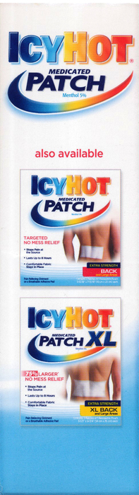 Icy Hot Extra Strength Medicated Patches 5ct