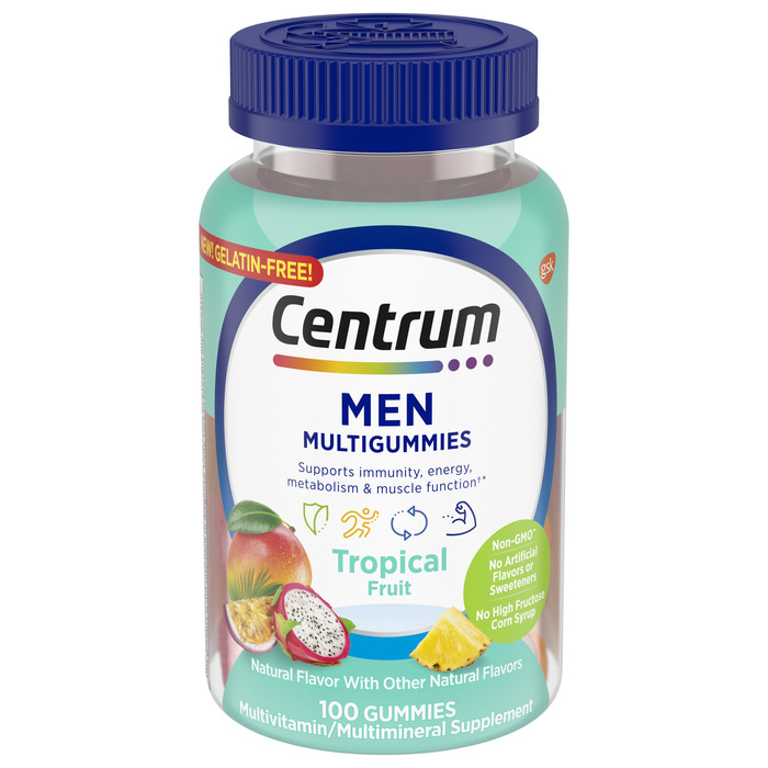 Centrum Men Tropical Fruit Gummies 100ct