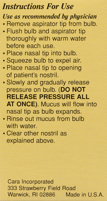 ASPIRATOR CARA NASAL 1 OZ