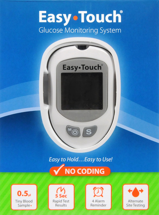 EASY TOUCH BLOOD GLUCOSE METER KIT