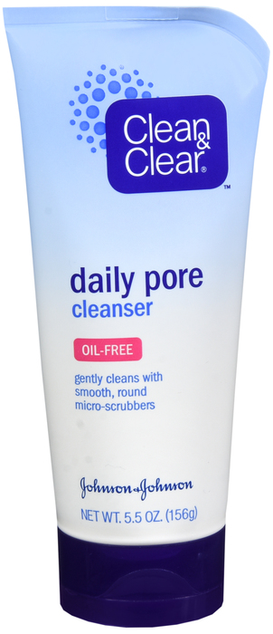 CLEAN&CLEAR DLY PORE CLEANS OIL/FR 5.5OZ