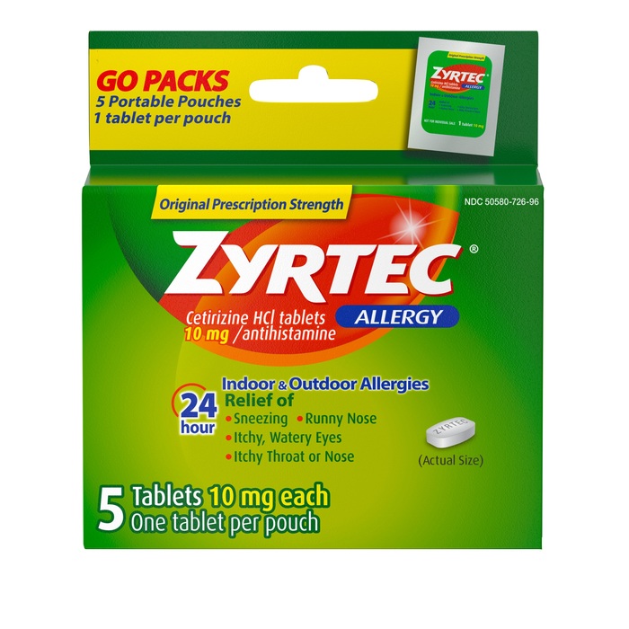 Zyrtec Allergy Tablets 5ct