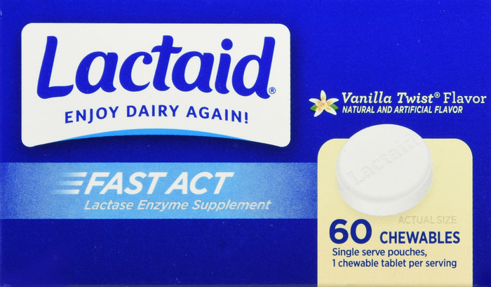 LACTAID FAST ACTING CHEW 60CT