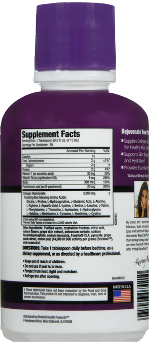 RejuviCare Collagen Grape Liquid 16oz