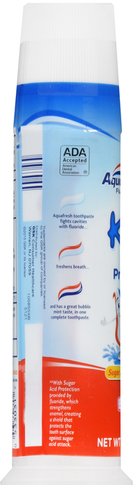 AquaFresh Kids Pump Cavity Protection Fluoride Toothpaste 4.6oz