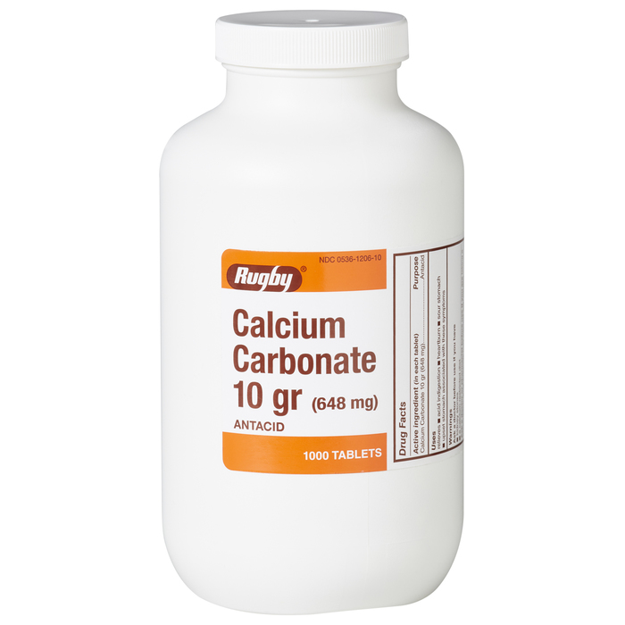 CALCIUM CARBONATE 648 MG TAB 1000