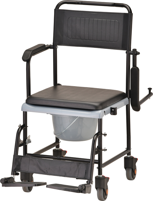 NOVA Transport Chair & Commode With Drop Arm DS