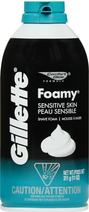 Gillette Sensitive Skin Foamy Shave Cream 11oz