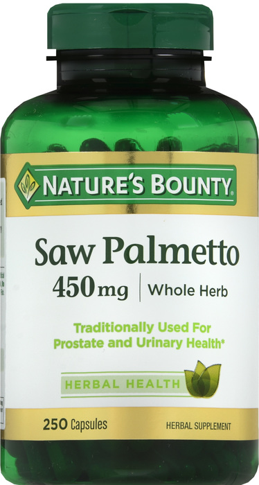 SAW PALMETTO 450MG CAPS 250CT NAT BOUNTY