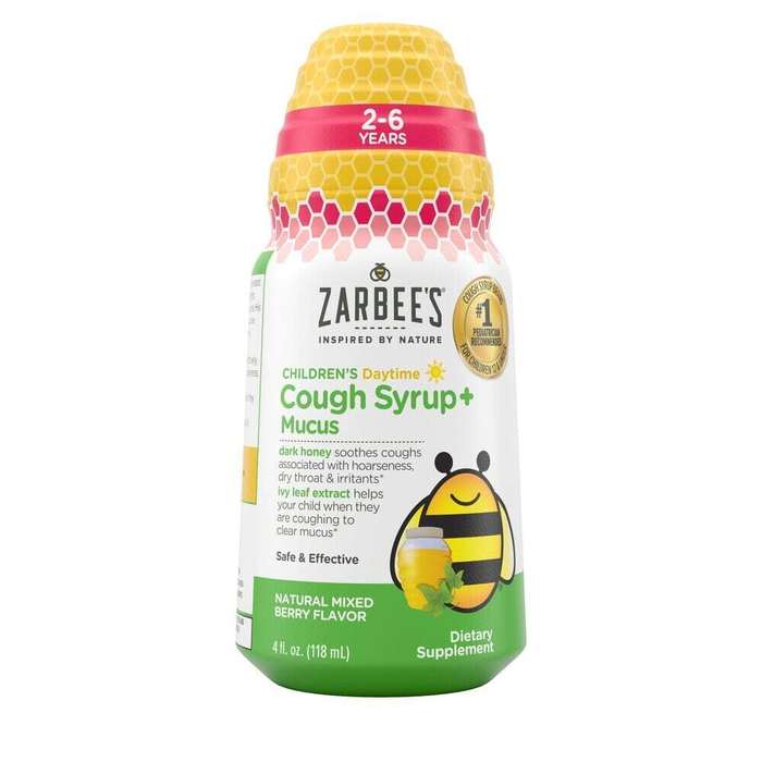 Zarbee's Children's Cough+Mucus Day Syrup 4oz