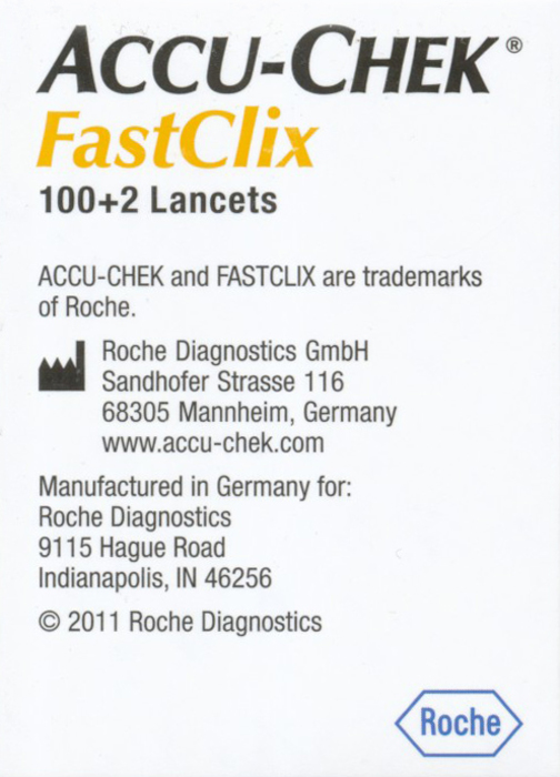 Accu-Chek Fastclix Lancets102ct