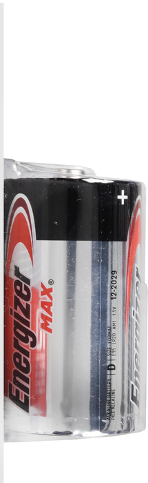 ENERGIZER MAX ALK D SIZE E95BP2 2PK