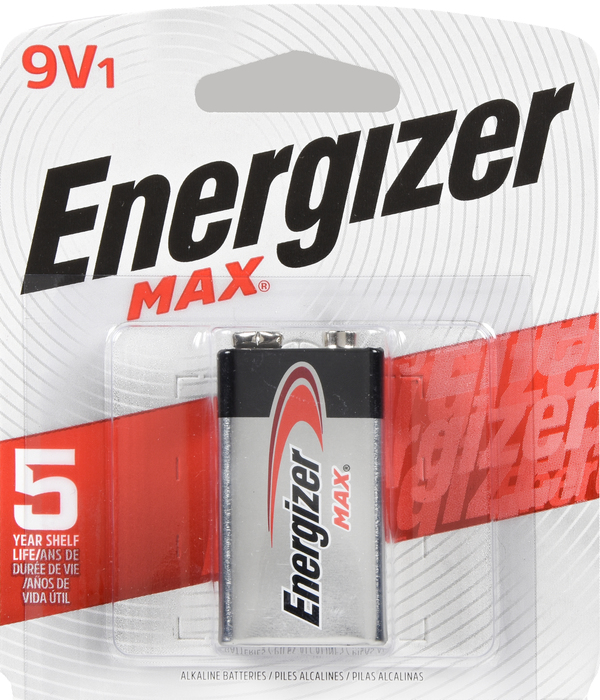 ENERGIZER MAX ALK 9 VOLT 522BP1 SINGLE