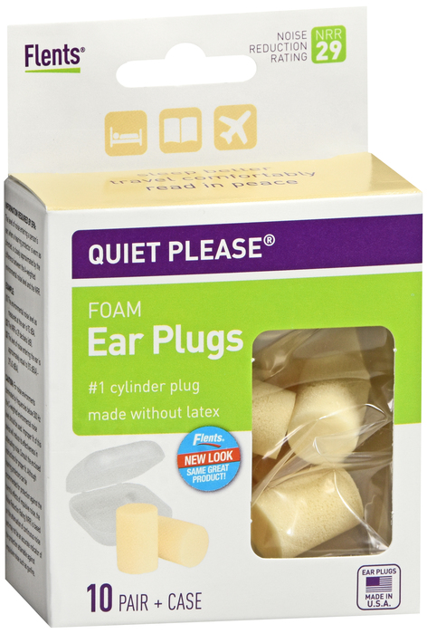 EAR PLUG QUIET PLEASE FOAM NRR29 10PR