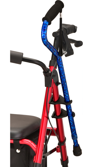 ROLLATOR CANE HOLDER RED NOVA DS