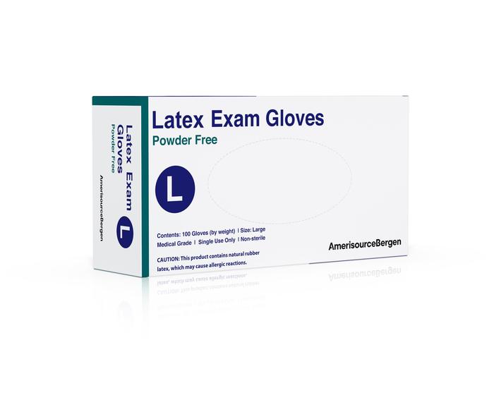 AmerisourceBergen Latex Exam Gloves Large 100ct