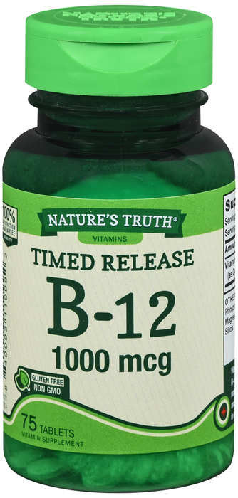 VIT B12 1000MCG TR TAB 75CT NAT TRU