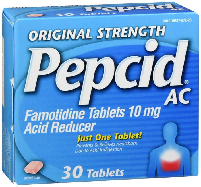 Pepcid AC Original Strength Acid Reducer Tablets 30ct