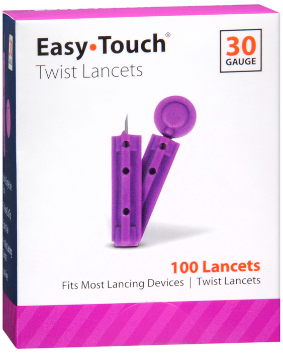 Easy Touch Lancets 30G Twist 100ct