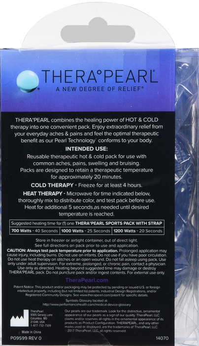 TheraPearl Reusable Hot & Cold Contour Pack 1ct