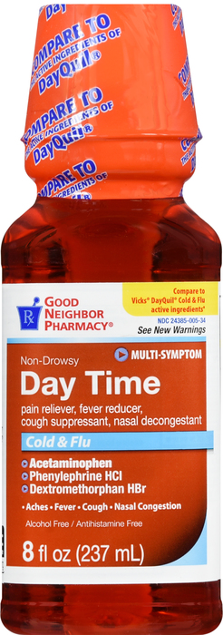 Good Neighbor Pharmacy Day Time Cold & Flu Liquid 8oz