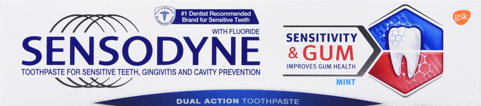 Sensodyne Sensitivity & Gum Mint Toothpaste 3.4oz