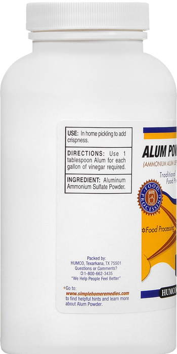 ALUM AMMONIUM USP POWDER 12OZ HUMCO