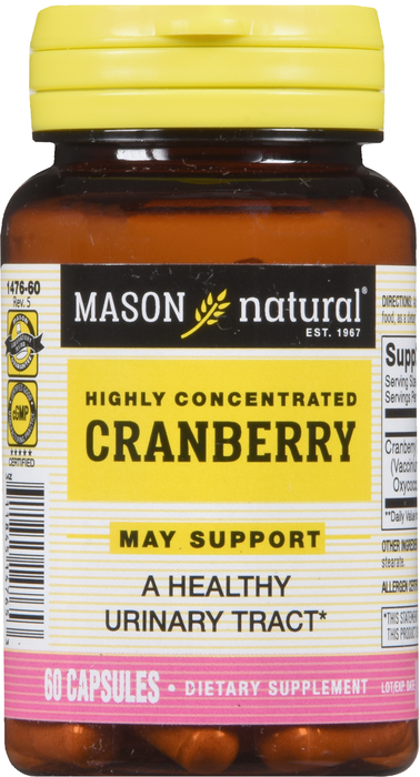 CRANBERRY 900MG CAPSULES 60CT MASON