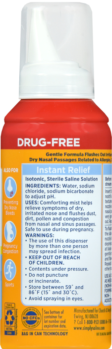 Simply Saline Nasal Mist Original 4.25oz