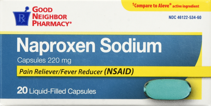 Good Neighbor Pharmacy Naproxen Sodium 220mg Liquid-Filled Capsules 20ct